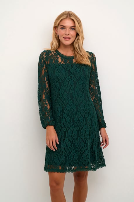 Jurk Feminine dark green - Image 2