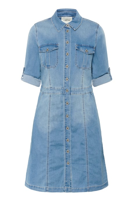 Denim Jurk Feminine blue - Image 4