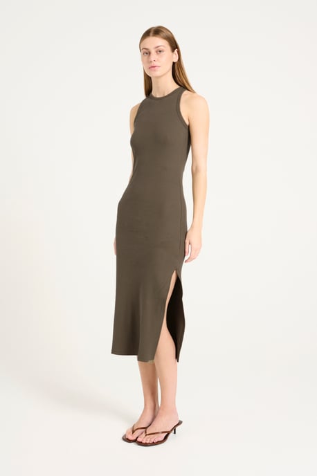 Jurk Slim fit khaki - Image 2