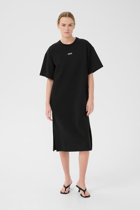 Jersey jurk Oversize fit - Image 4