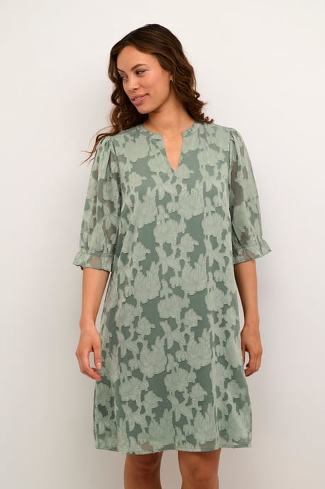 Jurk Regular fit green - Image 2