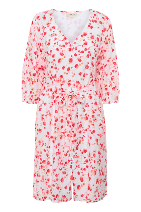 Jurk A-shape pink white - Image 4
