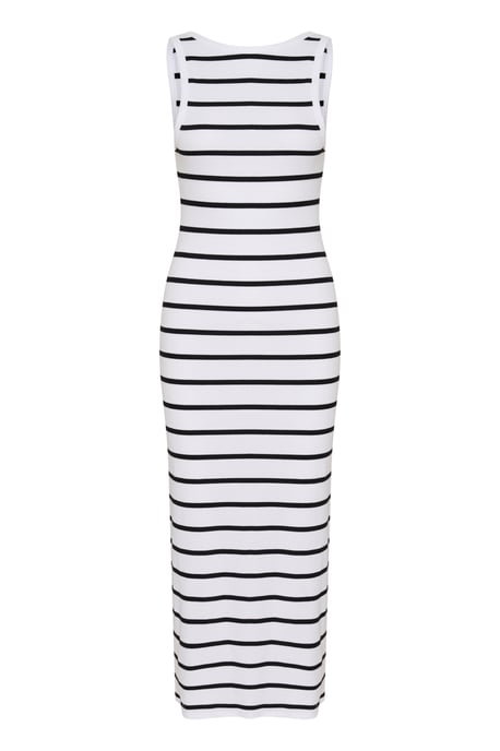 Jurk Slim fit white black - Image 5