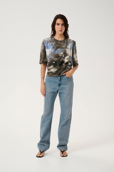 Blouse met korte mouwen Regular fit - Image 1