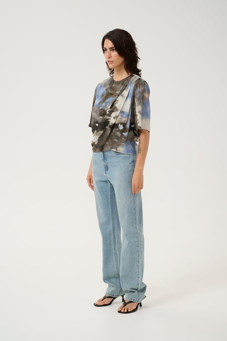 Blouse met korte mouwen Regular fit - Image 2