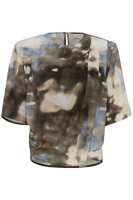 Blouse met korte mouwen Regular fit - Image 5