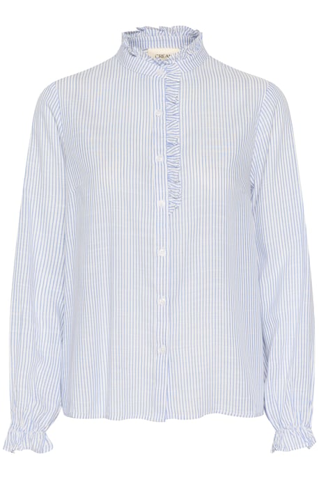Overhemd met lang mouwen Regular fit blue white - Image 4
