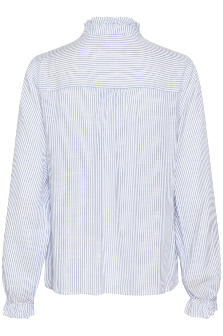 Overhemd met lang mouwen Regular fit blue white - Image 5