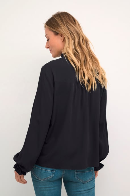 Overhemd met lang mouwen Straight fit black - Image 5