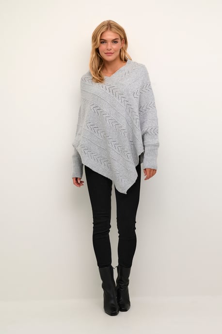 Poncho Loose fit melange - Image 1