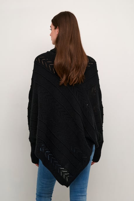 Poncho Loose fit black - Image 3