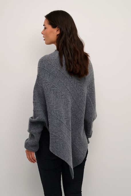 Poncho Loose fit melange - Image 3