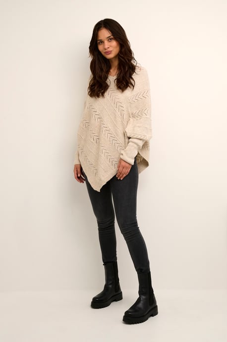 Poncho Loose fit melange - Image 1