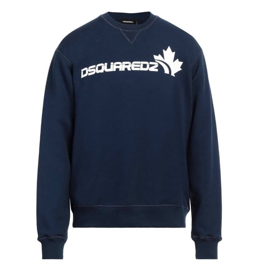 Dsquared2 Bold Maple Leaf Logo Marineblauwe Sweatshirt - Image 1