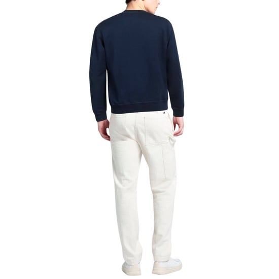 Dsquared2 Bold Maple Leaf Logo Marineblauwe Sweatshirt - Image 3