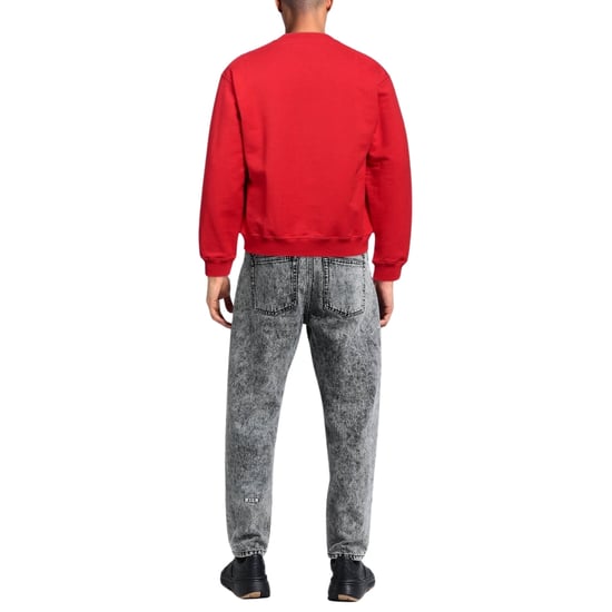 Dsquared2 Bold Maple Leaf Logo Rode Sweatshirt - Image 4