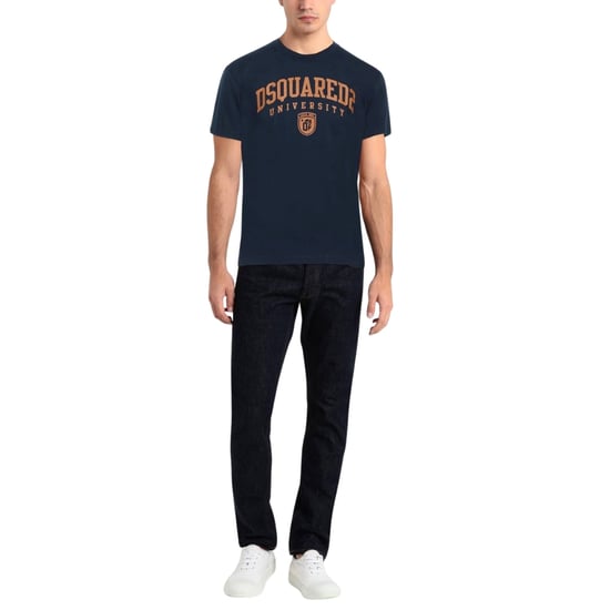 Dsquared2 Cool Fit Varsity donkerblauw T-shirt - Image 2