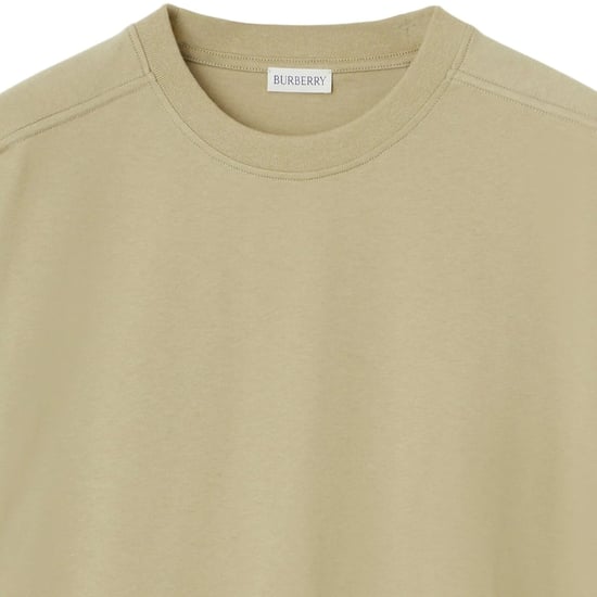 Burberry Oversize Crewneck Neutraal Beige T-shirt - Image 2