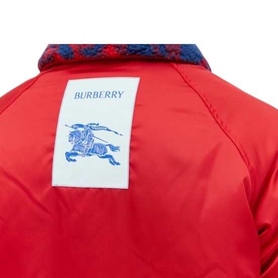 Burberry Reversible Rose Red Fleecejack - Image 4
