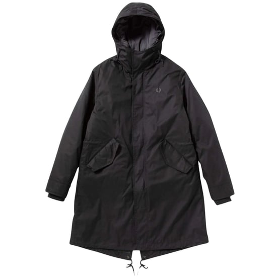 Fred Perry 2 In 1 Zip-In-Liner Zwarte Parka-jas - Image 1