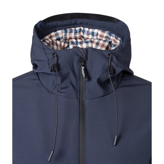 Aquascutum Active marineblauwe Shell Mid Parka-jas - Image 3