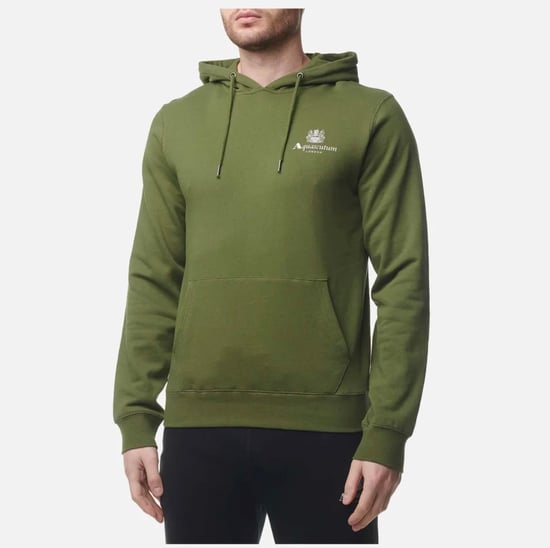 Aquascutum Active Big Logo Groene Hoodie - Image 3