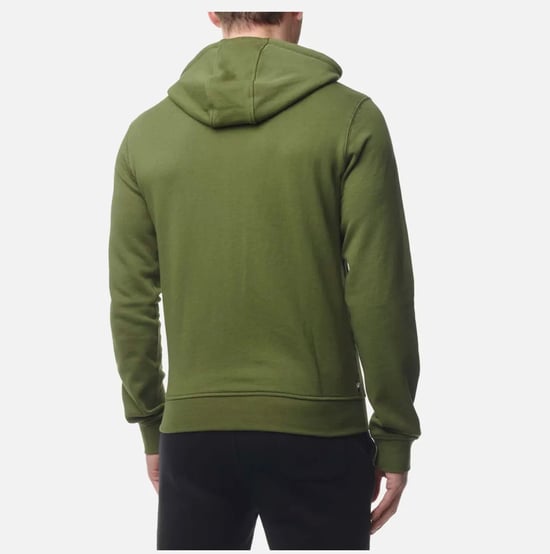 Aquascutum Active Big Logo Groene Hoodie - Image 4