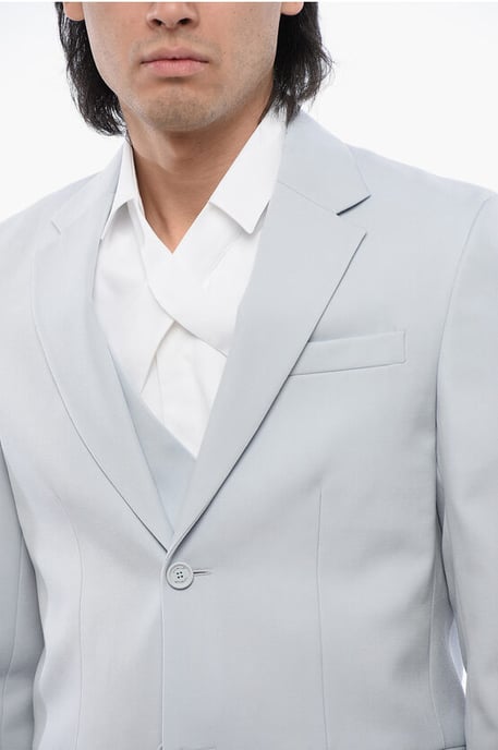 Relax Fit Blazer met klepzakken in lichtblauw - Image 3