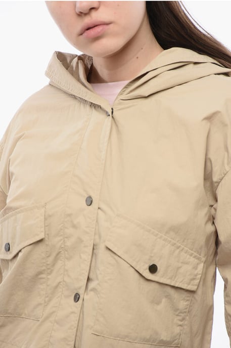 TICKSEED Windjack met capuchon in beige - Image 3