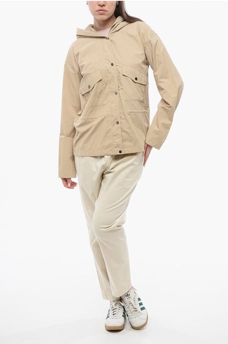 TICKSEED Windjack met capuchon in beige - Image 4