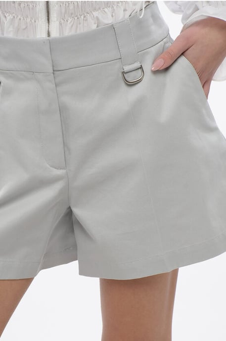 CARGO shorts met hoge taille in lichtblauw - Image 3