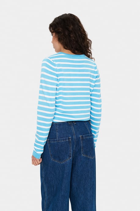 Vest Regular fit blue white - Image 3