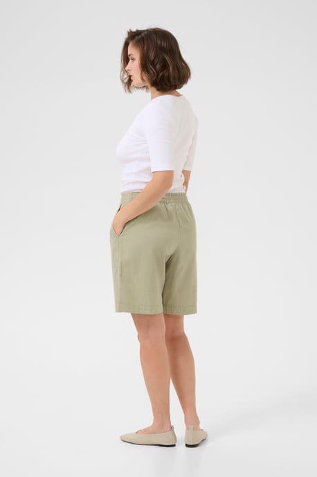 Short Casual fit green - Image 2