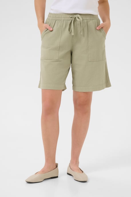 Short Casual fit green - Image 3