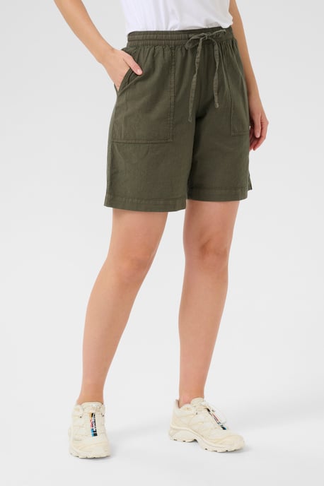 Short Casual fit green - Image 3