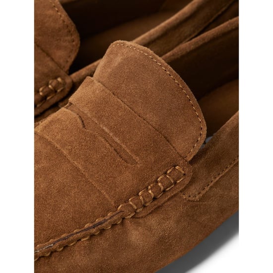 Jack & Jones Jensen Heren Suède Cognac Mocassins - Image 6