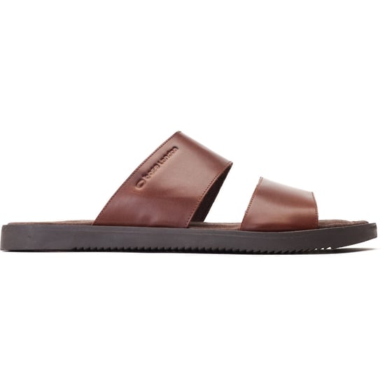 Base London Maven Leren Heren Sandalen In Gebrand Bruin - Image 5