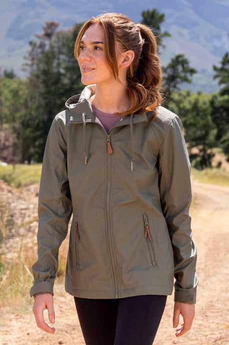 Mountain Warehouse Dames/Dames Iona Zachte Shell Jas (Kaki Groen) - Image 1