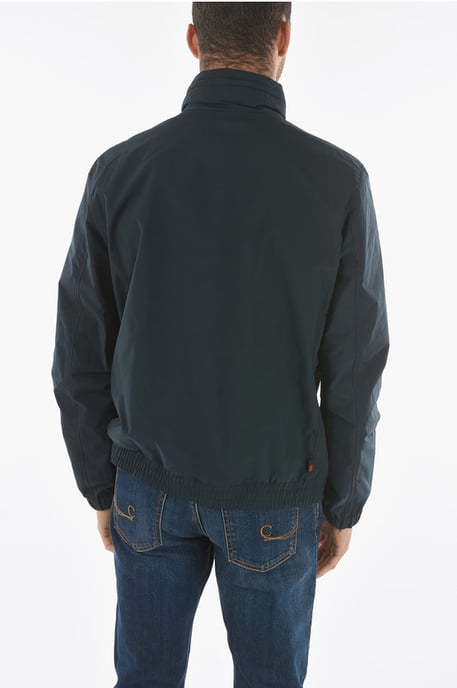 Afneembare capuchon MALLARD windjack met maxi-P in blauw - Image 2