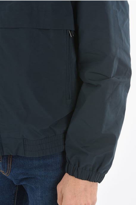 Afneembare capuchon MALLARD windjack met maxi-P in blauw - Image 3