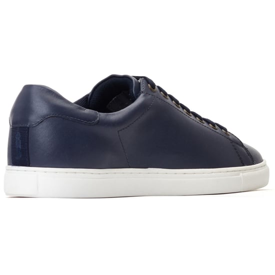 Base London Tucker leren herenschoenen in marineblauw - Image 2