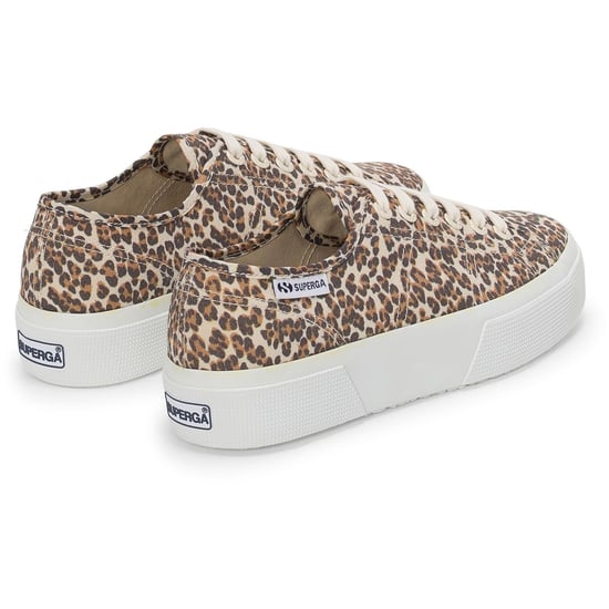 Superga 2740 Leopard Print Canvas Damesluipaard Sneakers - Image 2