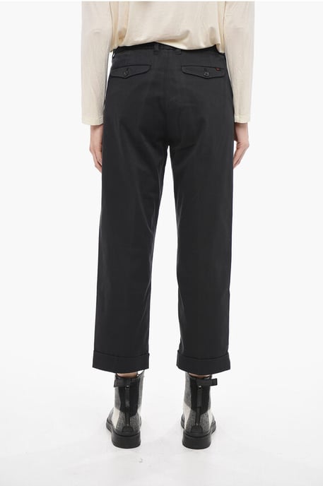 Relaxed-fit chinobroek in zwart - Image 2