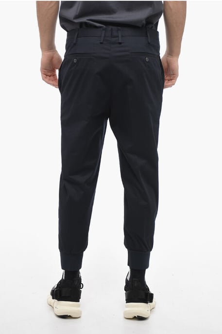 Low-rise slim fit JACK-broek met manchetten in blauw - Image 2