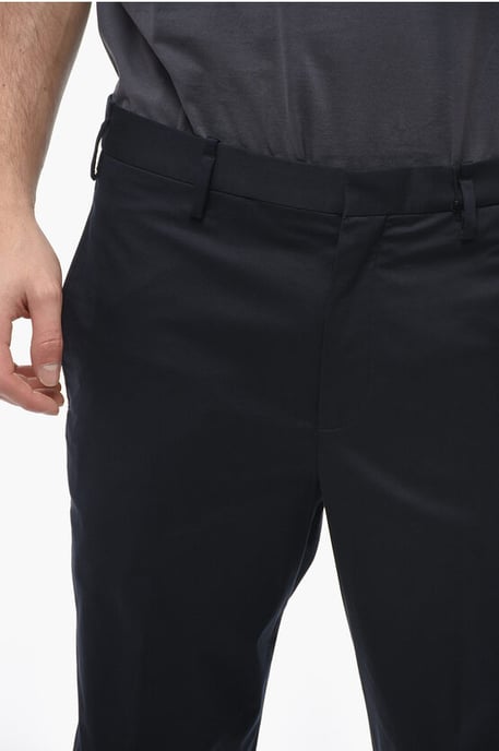 Low-rise slim fit JACK-broek met manchetten in blauw - Image 3