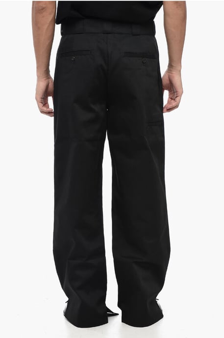 Katoenen keper chino broek met riemlussen - Image 2