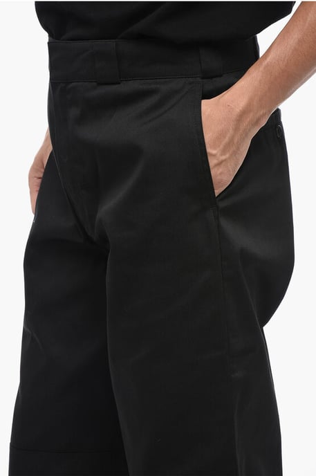 Katoenen keper chino broek met riemlussen - Image 3
