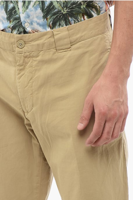 Hoge taille chinobroek in beige - Image 3