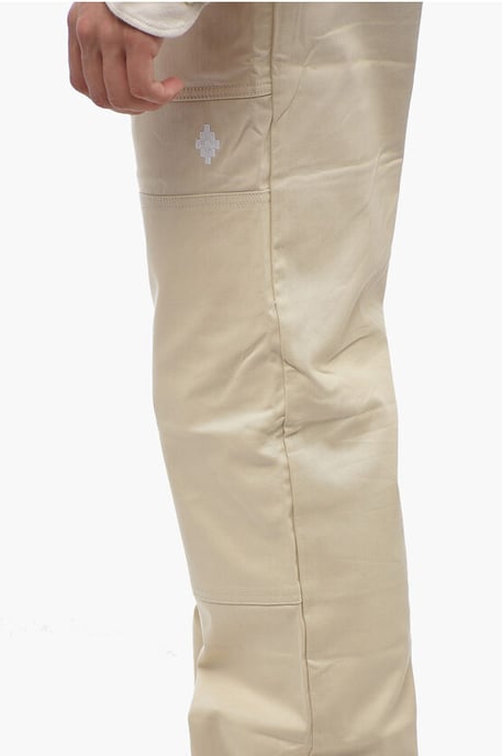 Katoenen CROSS Chino-broek in beige - Image 2