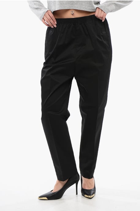 Stretch taille MILITARY Chino in zwart - Image 1